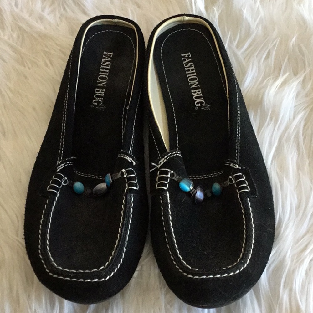 Euc black loafers